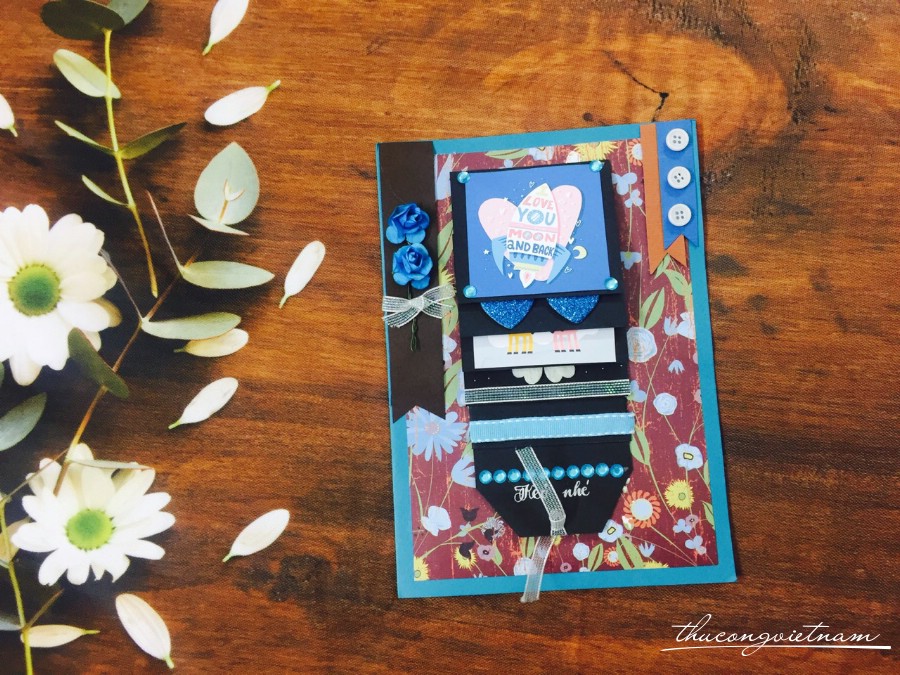 Thiệp Kéo Love Mẫu 2